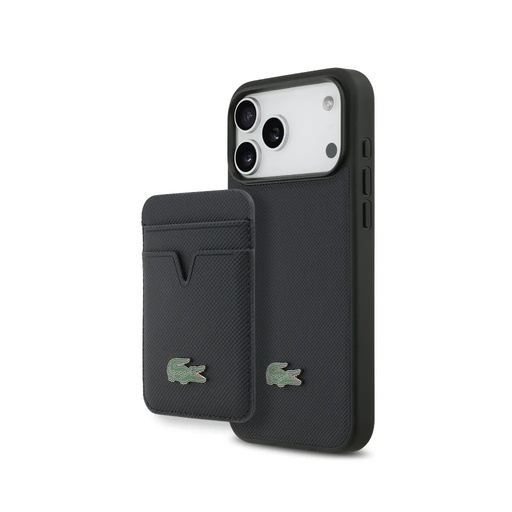 Lacoste Bundle Pack MagSafe Petit Pique (iPhone 17 Pro Max, dark blue)