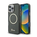 Guess maska MagSafe Script Logo & Camera Frame