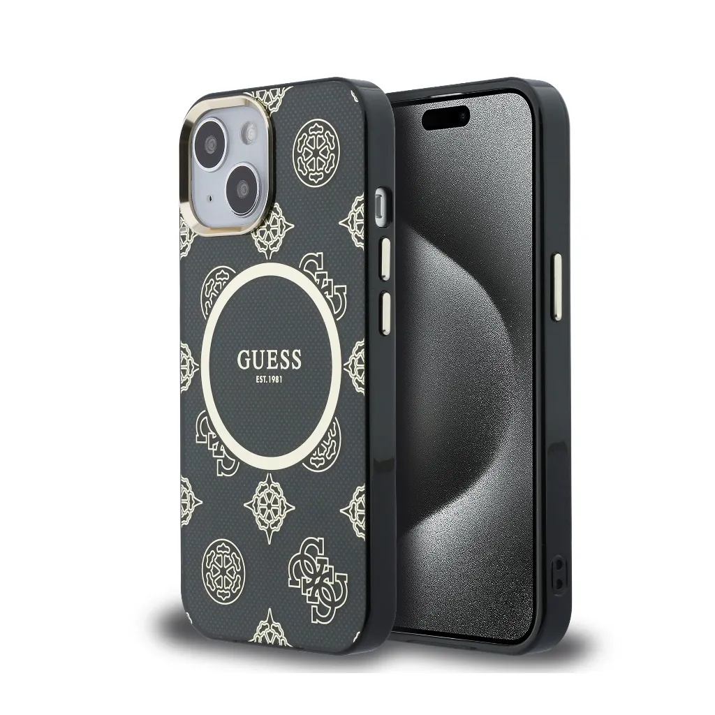 Guess maska MagSafe Peony Dot Print