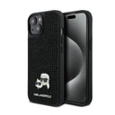 Karl Lagerfeld Phone Case K&C Heads Pin Rhinestone
