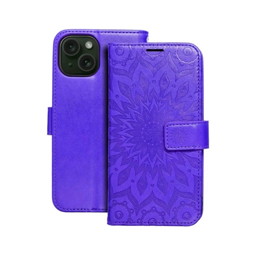 Bookcase Mezzo Mandala (Samsung A57, purple)