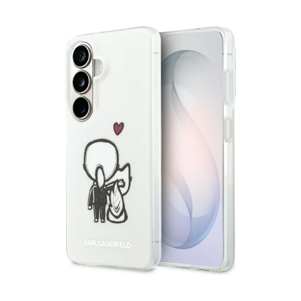 Karl Lagerfeld Phone Case MagSafe K&C Back Drawing