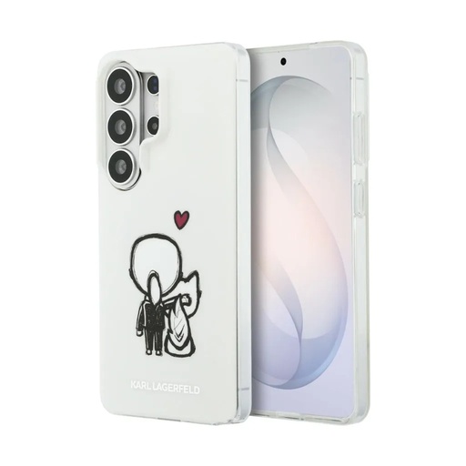 Karl Lagerfeld Phone Case MagSafe K&C Back Drawing (Samsung S26 Ultra, transparent)
