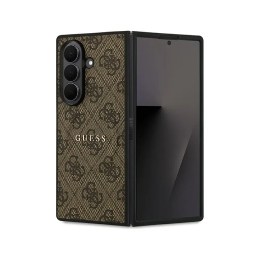 Guess Phone Case MagSafe 4G Pattern Camera Frame (Samsung S26, blue)