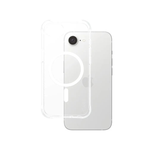 PanzerGlass maska CARE Samba MagSafe Clear (iPhone 17e/16e, bijelo)