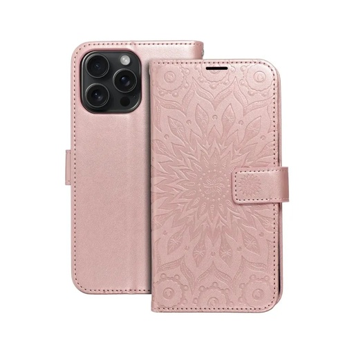 Preklopna maska Mezzo Mandala (Samsung A27, ružičasto)