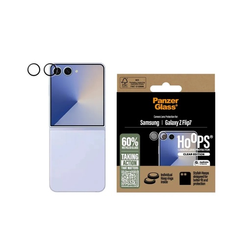 PanzerGlass Camera Protection Hoops Clear (Samsung Z Flip8/Flip7, transparent)