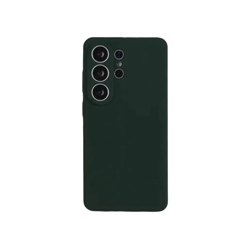 Silikonska maska Solid tamno zelena (Samsung S25 Ultra, tamno zeleno)