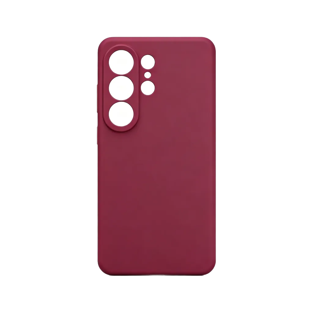 Silikonska maska Solid bordo