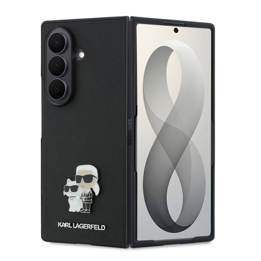Karl Lagerfeld maska K&C Pin Saffiano (Samsung Z Fold8 Ultra/Fold7, crno)