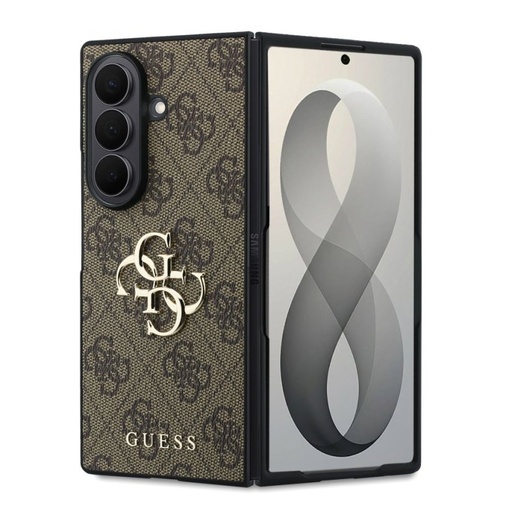 Guess maska 4G Pattern Metal Logo (Samsung Z Fold8 Ultra/Fold7, smeđe)