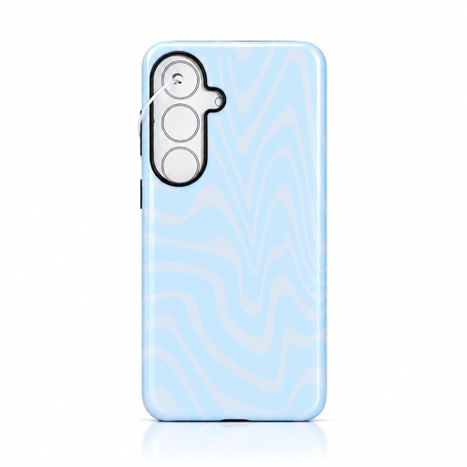 Maska MagSafe Liquid Swirl (Samsung A57, plavo/bijelo)