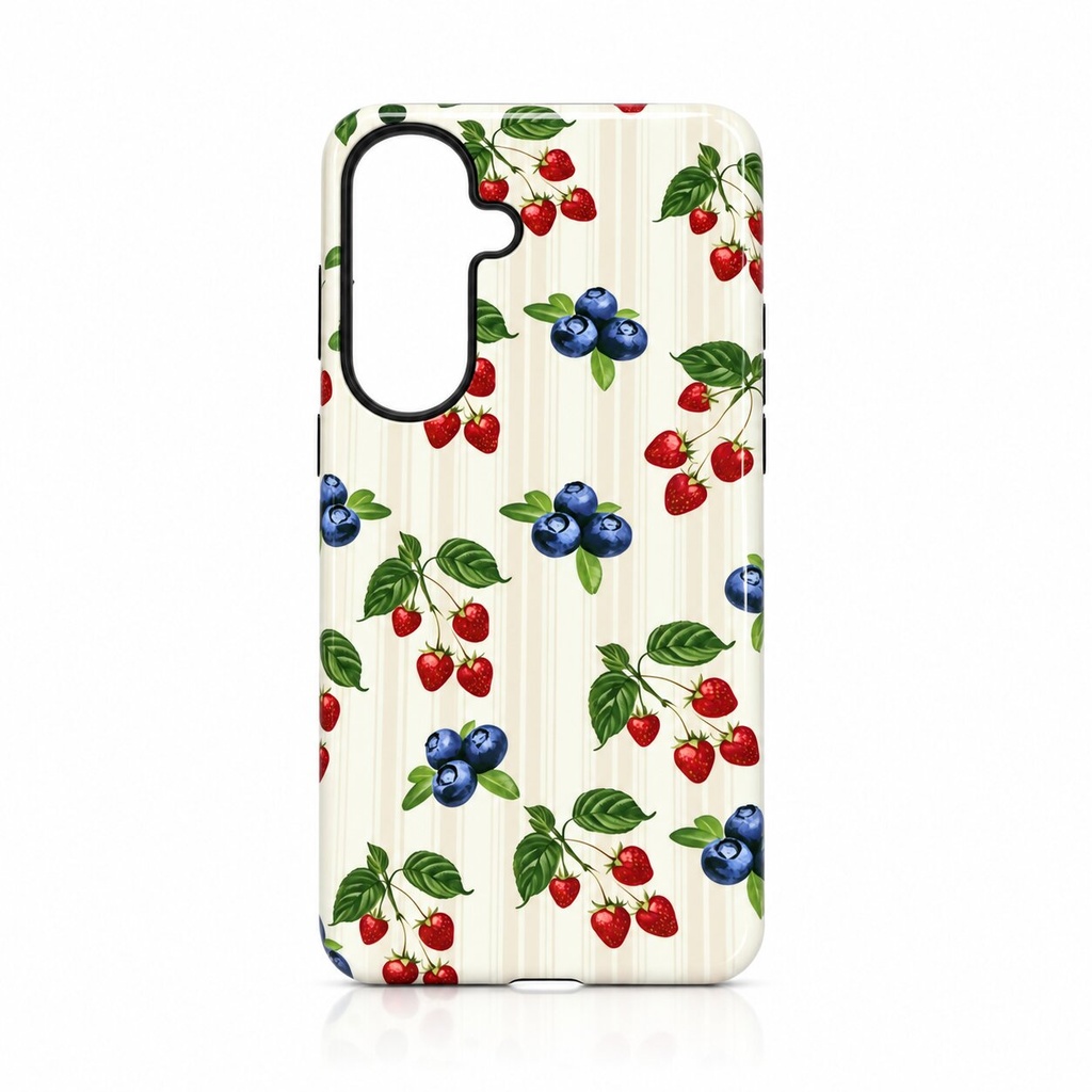 Phone Case MagSafe Forest Fruit on Stripes