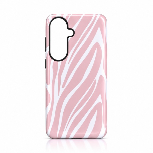 Maska Pink Zebra (Samsung A17/A26, bijelo/ružičasto)