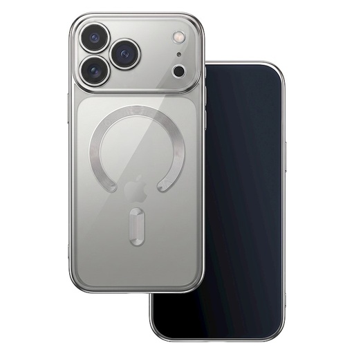 Maska MagSafe Colour Chrome (iPhone 18 Pro/17 Pro, srebrno)