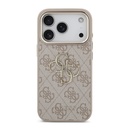 Guess maska MagSafe 4G Pattern Metal Frame & Logo