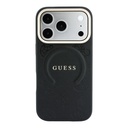 Guess maska MagSafe Hot Stamp Peony Pattern Embossed Ring