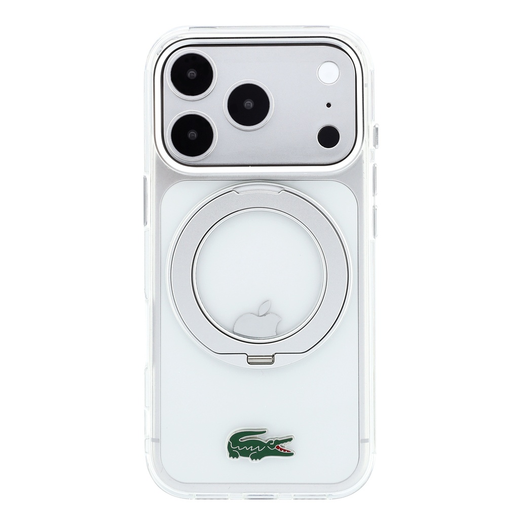 Lacoste maska MagSafe Glossy Lacquer Logo Ring Stand