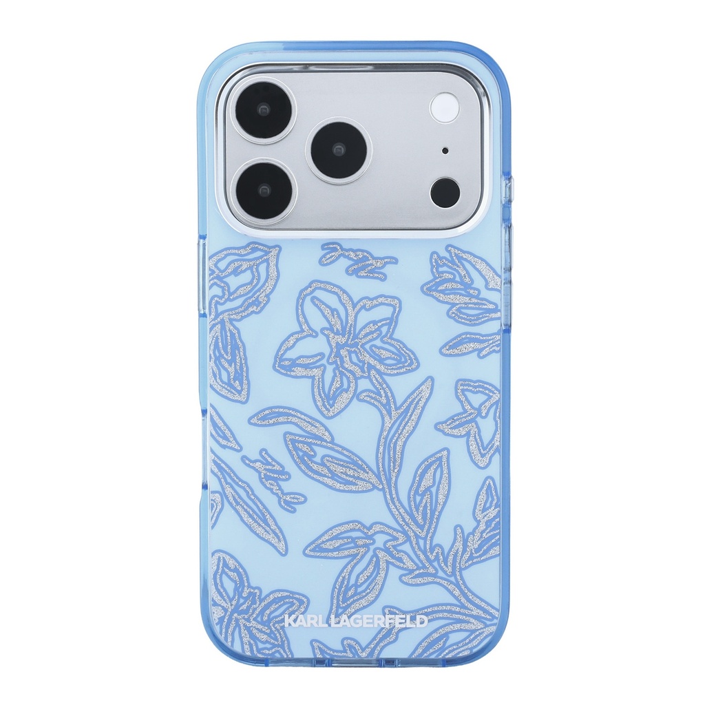 Karl Lagerfeld Phone Case MagSafe Glitter Flower