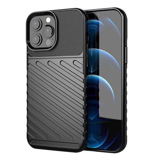 Silicone Case Thunder (iPhone 13 Pro, black)
