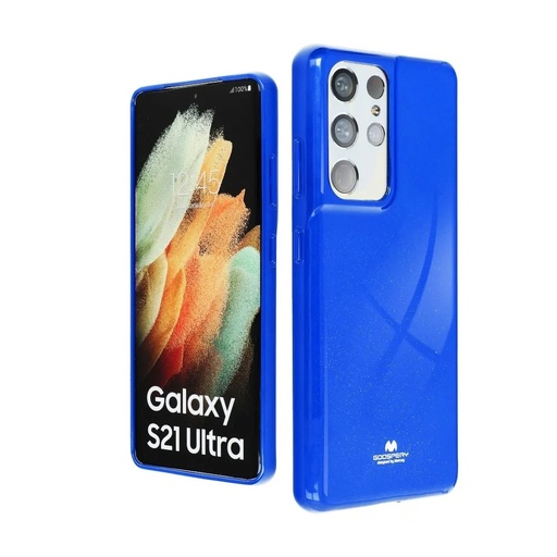 Mercury Phone Case Jelly Glossy (Samsung S21+, dark blue)