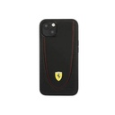 Ferrari Phone Case Stitched Red Line Perforated
