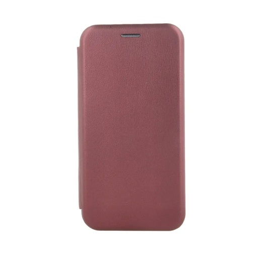 Preklopna maska Magnetic bordo (iPhone 12 Pro Max, bordo)