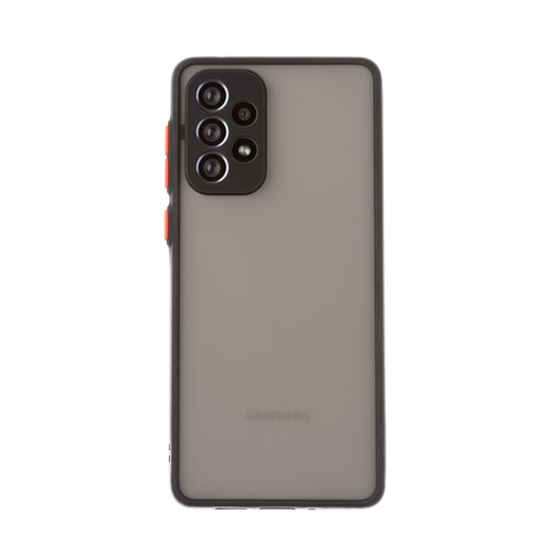 Phone Case Grey Blur (Samsung A03s, black)