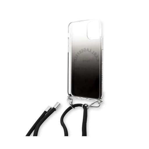Karl Lagerfeld maska Gradient Cord (iPhone 11 Pro, crno)
