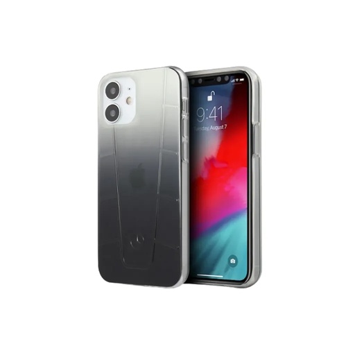 Mercedes-Benz maska Gradient Embossed N°2 (iPhone 12 Pro Max, crno)