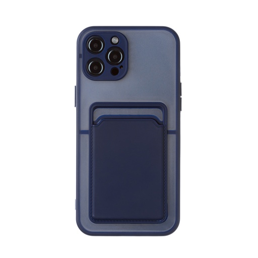 Phone Case Coloured Card Pocket (Samsung A13 5G, dark blue)