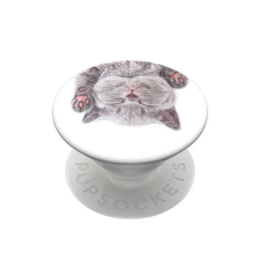 PopSockets držač za mobitel Cat Nap (sivo)