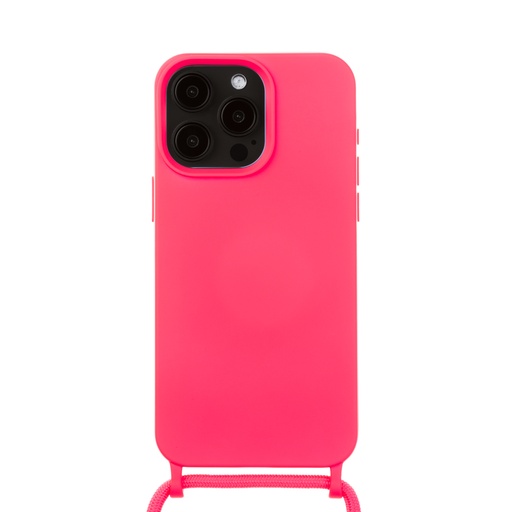 Phone Case Monochrome Cord (iPhone 13, pink)