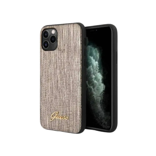 Guess Phone Case Lizard Print (Samsung S21+, gold)