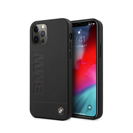 BMW Phone Case Hot Stamped Metal Logo (Samsung S21+, black)