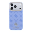 Guess maska MagSafe 4G-Peony Pattern Metal 4G Logo