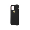 Ferrari Phone Case Metal Logo Liquid
