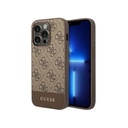 Guess Phone Case 4G Pattern Bottom Stripe
